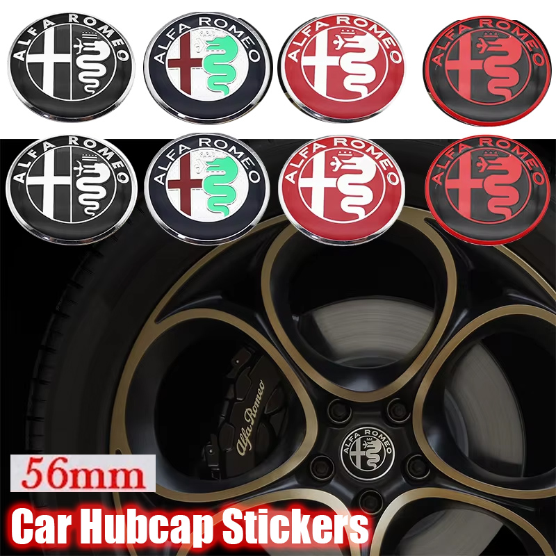 Car Accessories Sticker - 56mm 자동차 스타일링 타이어 휠캡 스티커