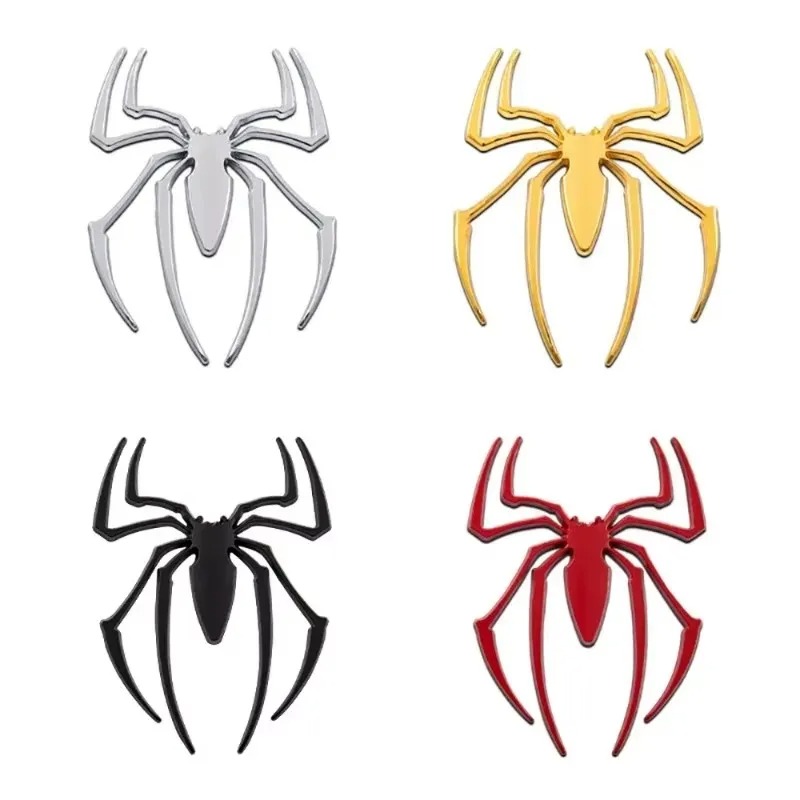 Car Accessories Sticker - 3D 금속 자동차 스티커, 거미 자동차