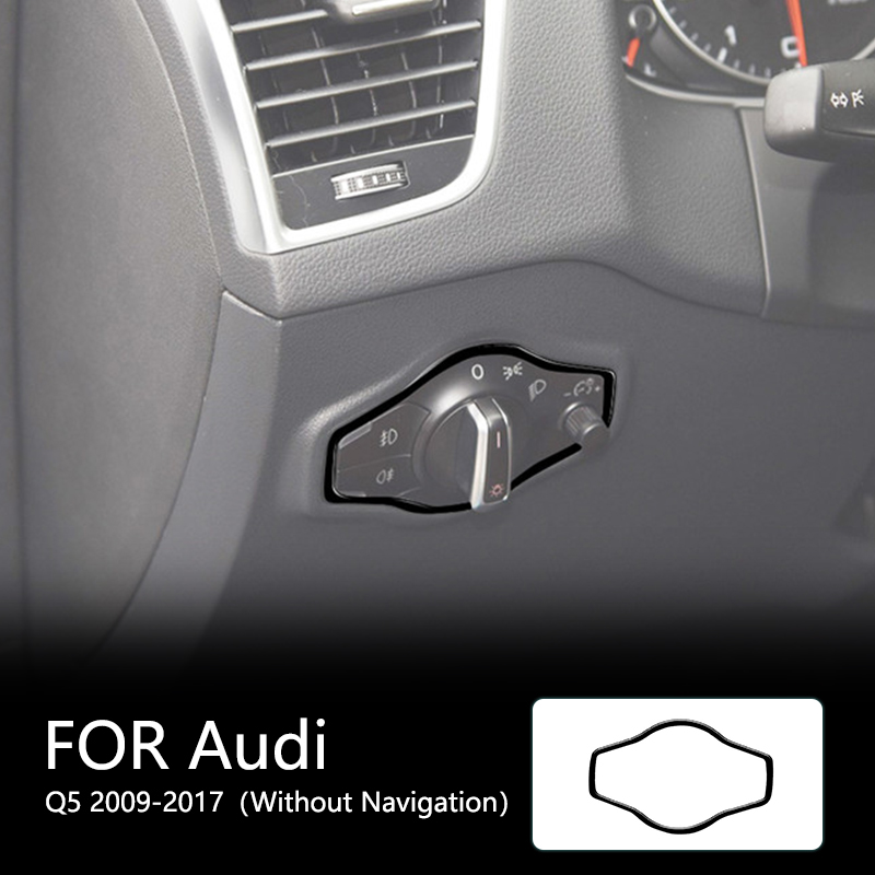 Car Accessories Brand - 헤드램프 프레임 ABS 글로스 블랙 스티커,