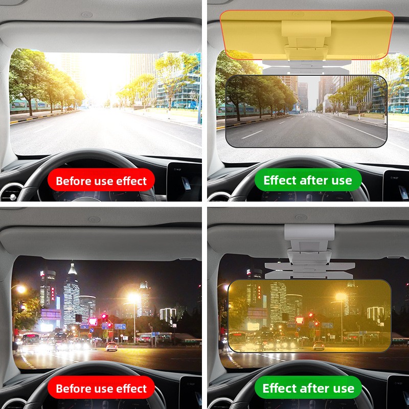 차량용 햇빛 가리개 UV 차단 편광 눈부심 방지 HD  - Car Accessories For Night Driving 리뷰 및 가격