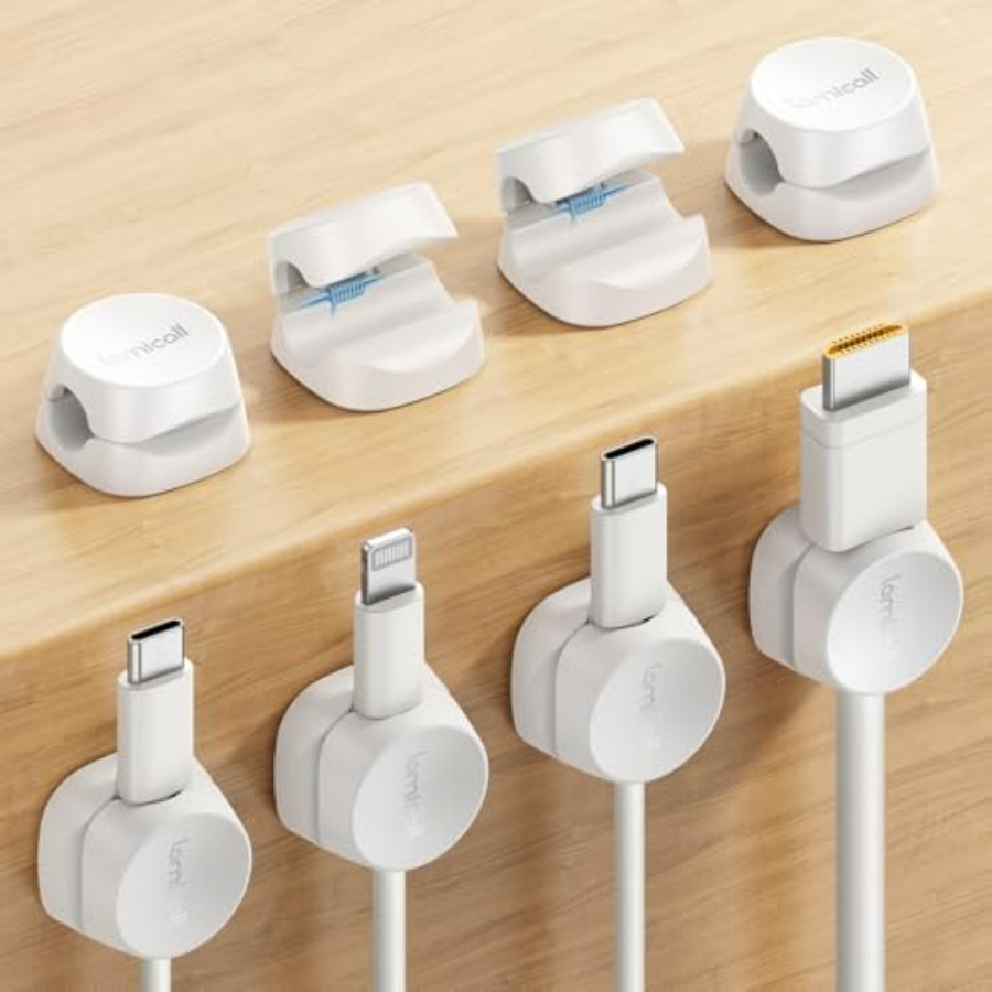 8팩 코드 정리기, [1s 잠금] 스프링 케이블 관리  - Car Cable Organizer 리뷰 및 가격