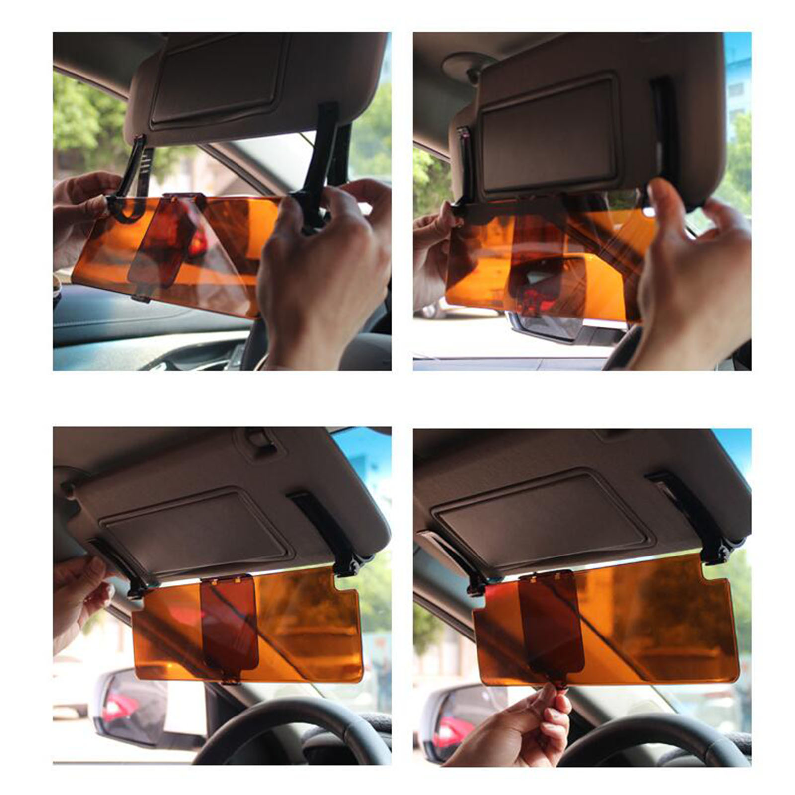 자동차 눈부심 방지 썬 바이저 확장 2 in 1 눈부심 - Car Accessories For Night Driving 리뷰 및 가격