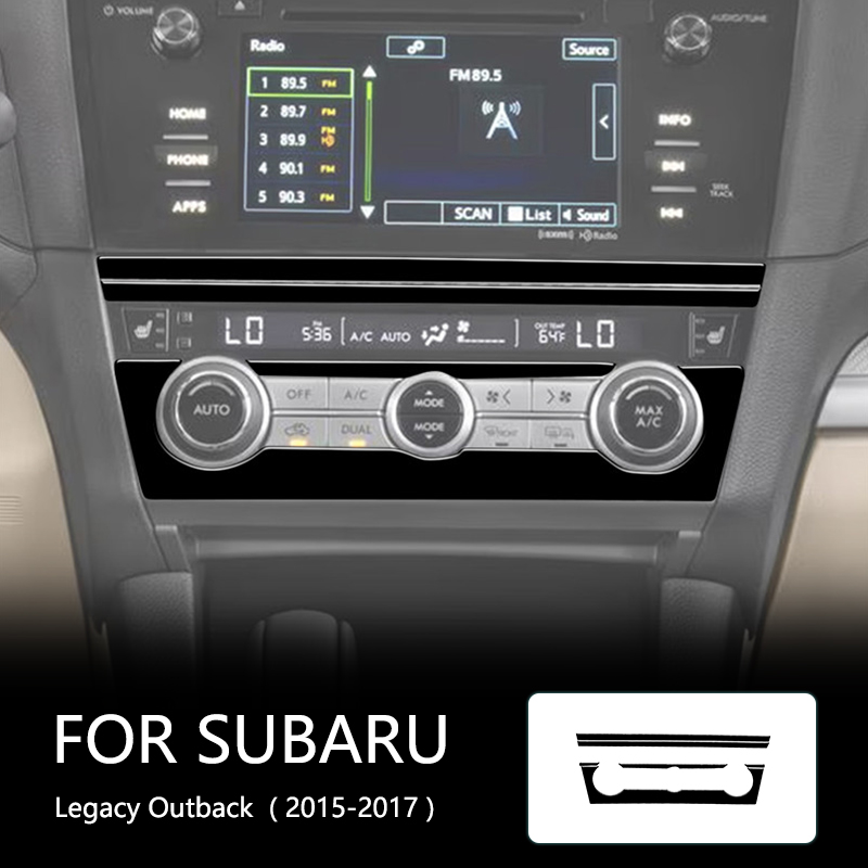 에어컨 컨트롤 프레임 ABS 글로스 블랙 스티커, 스바 - Car Accessories Brand 리뷰 및 가격