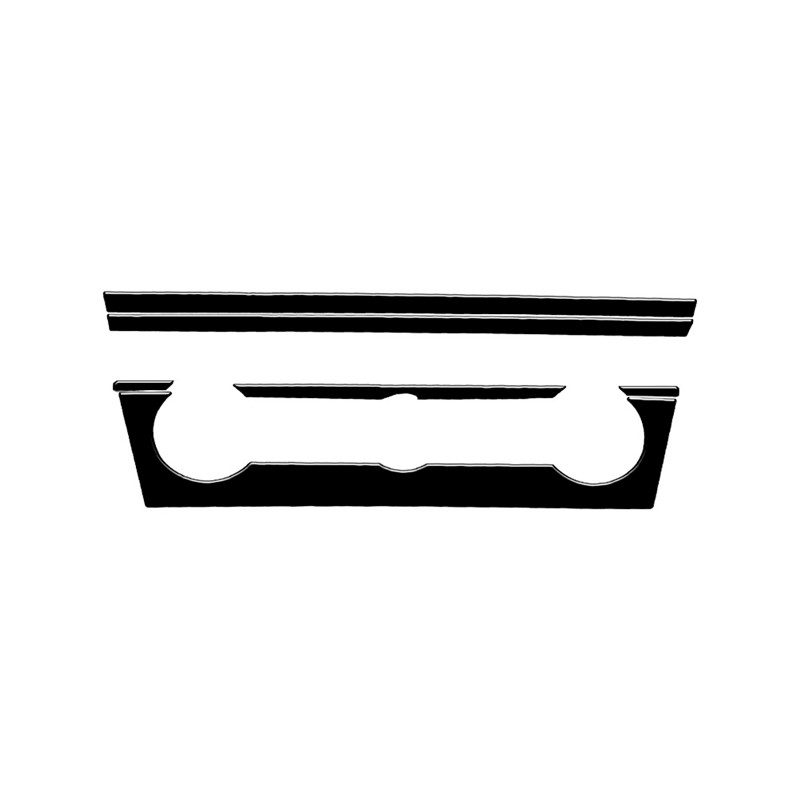 에어컨 컨트롤 프레임 ABS 글로스 블랙 스티커, 스바 - Car Accessories Brand 리뷰 및 가격