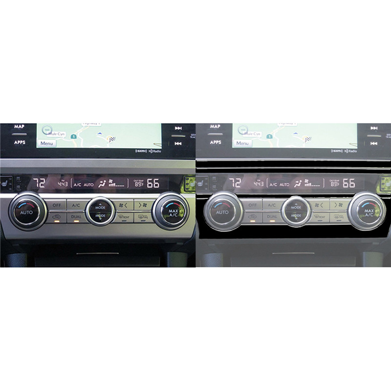 에어컨 컨트롤 프레임 ABS 글로스 블랙 스티커, 스바 - Car Accessories Brand 리뷰 및 가격