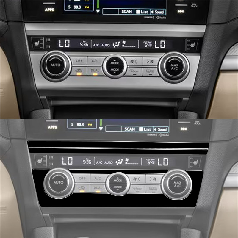 에어컨 컨트롤 프레임 ABS 글로스 블랙 스티커, 스바 - Car Accessories Brand 리뷰 및 가격