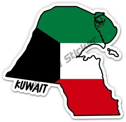 쿠웨이트 지도 플래그 비닐 스티커 재미 있은 자동차 백 - Car Accessories Kuwait 리뷰 및 가격