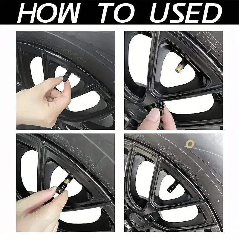 4Pcs 알루미늄 타이어 밸브 캡 자동차 림 플러그 타 - Steering Wheel Cover 리뷰 및 가격