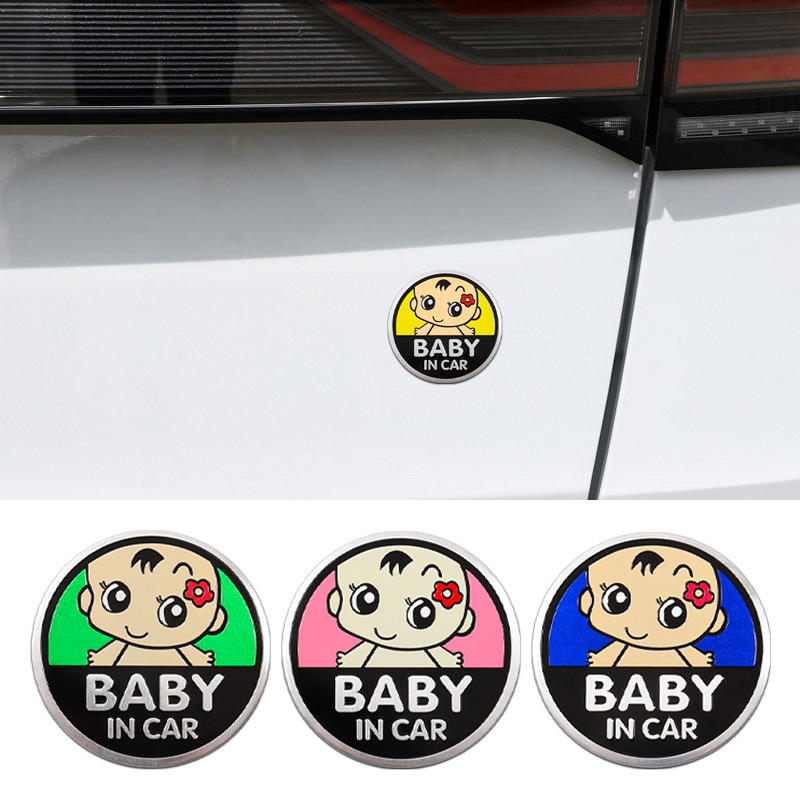 고품질 수정 3D 금속 알루미늄 합금 경고 자동차 스티 - Car Accessories Sticker 리뷰 및 가격