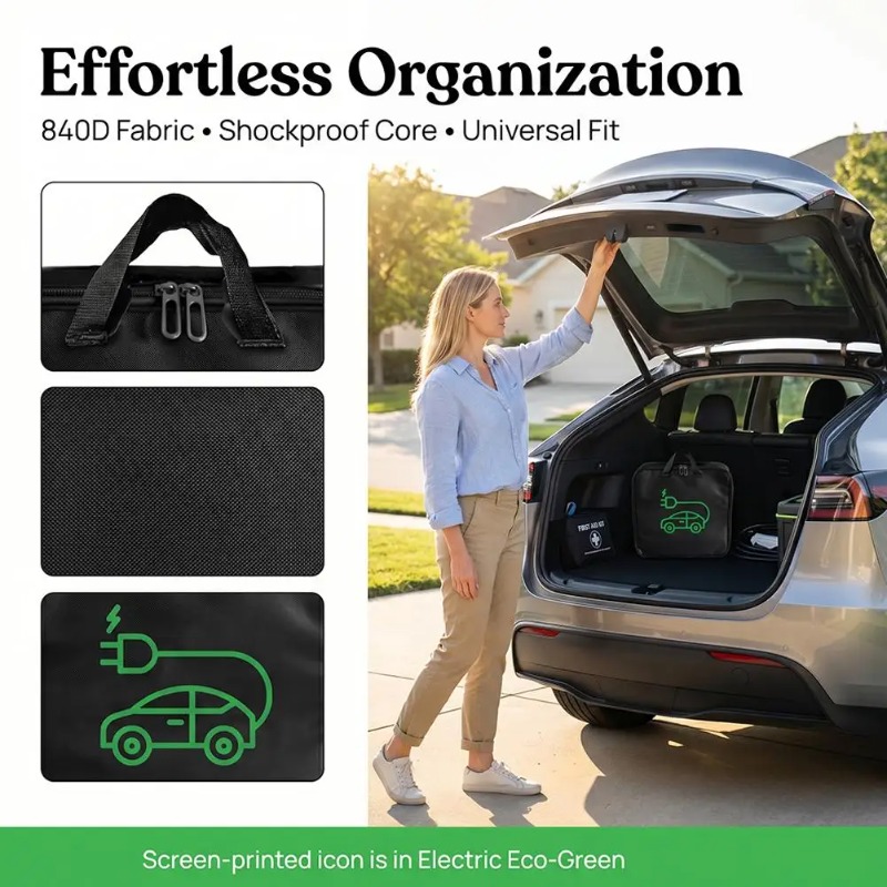 EV 자동차 방수 핸들 가방 전기차 충전기 보관 가방  - Car Cable Organizer 리뷰 및 가격