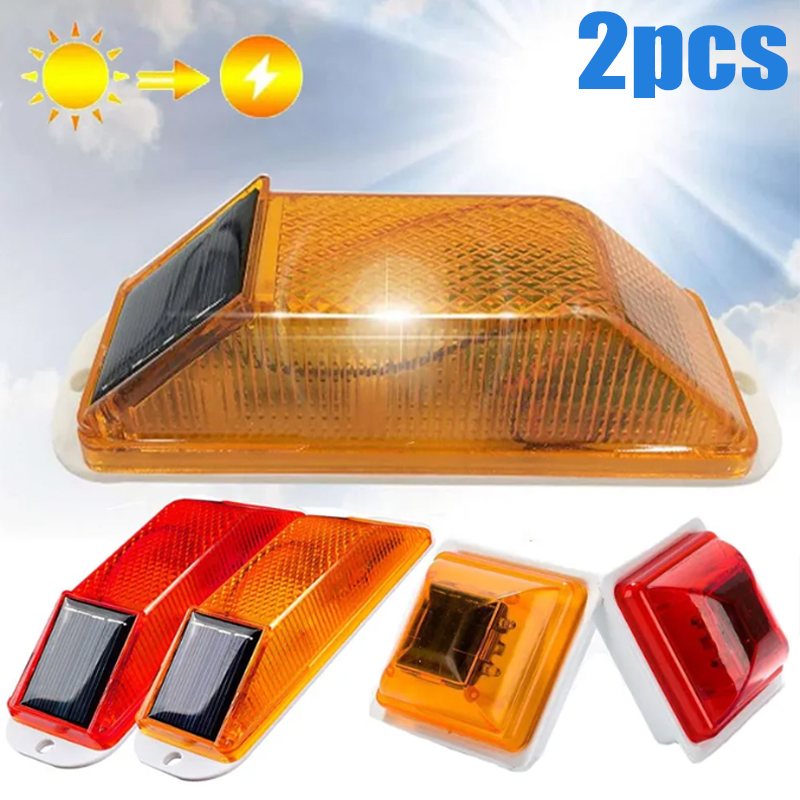 충전식 야간 안전 운전 태양광 스트로브 경고등, LED - Car Accessories For Night Driving 리뷰 및 가격