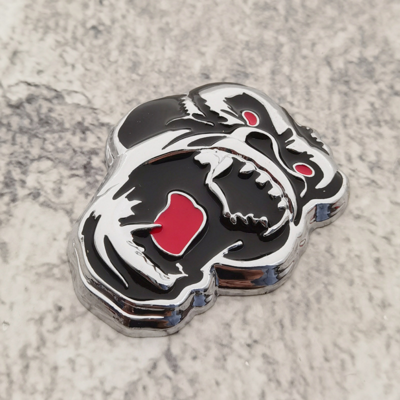 고품질 개조 3D 금속 자동차 스티커 다이아몬드 고릴라 - Car Accessories Sticker 리뷰 및 가격