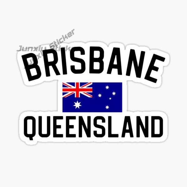 브리즈번 호주 국기 국가 상징 풍경 관광 자동차 스티커 - Car Accessories Brisbane 리뷰 및 가격