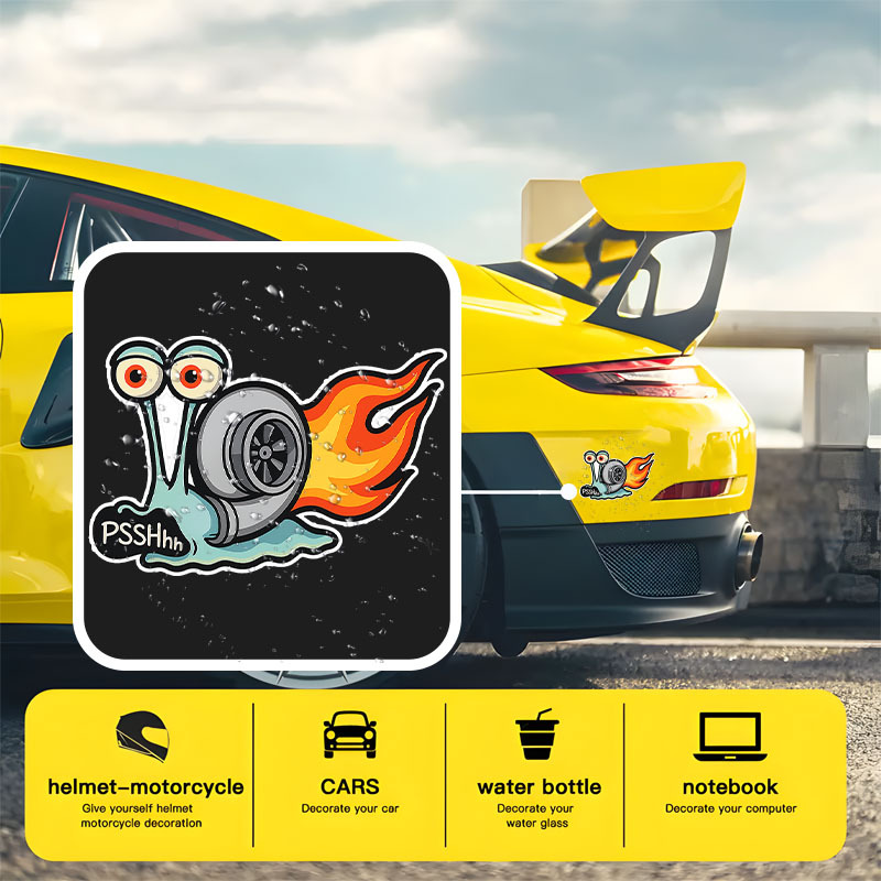 5개입 재미있는 터보 자동차 데칼 – 방수 무광 비닐  - Car Accessories Sticker 리뷰 및 가격