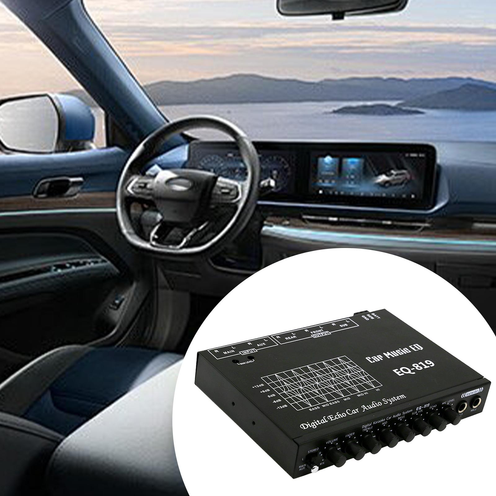 자동차 오디오 이퀄라이저 블랙 사운드 컨트롤 액세서리  - Car Accessories Sound System 리뷰 및 가격