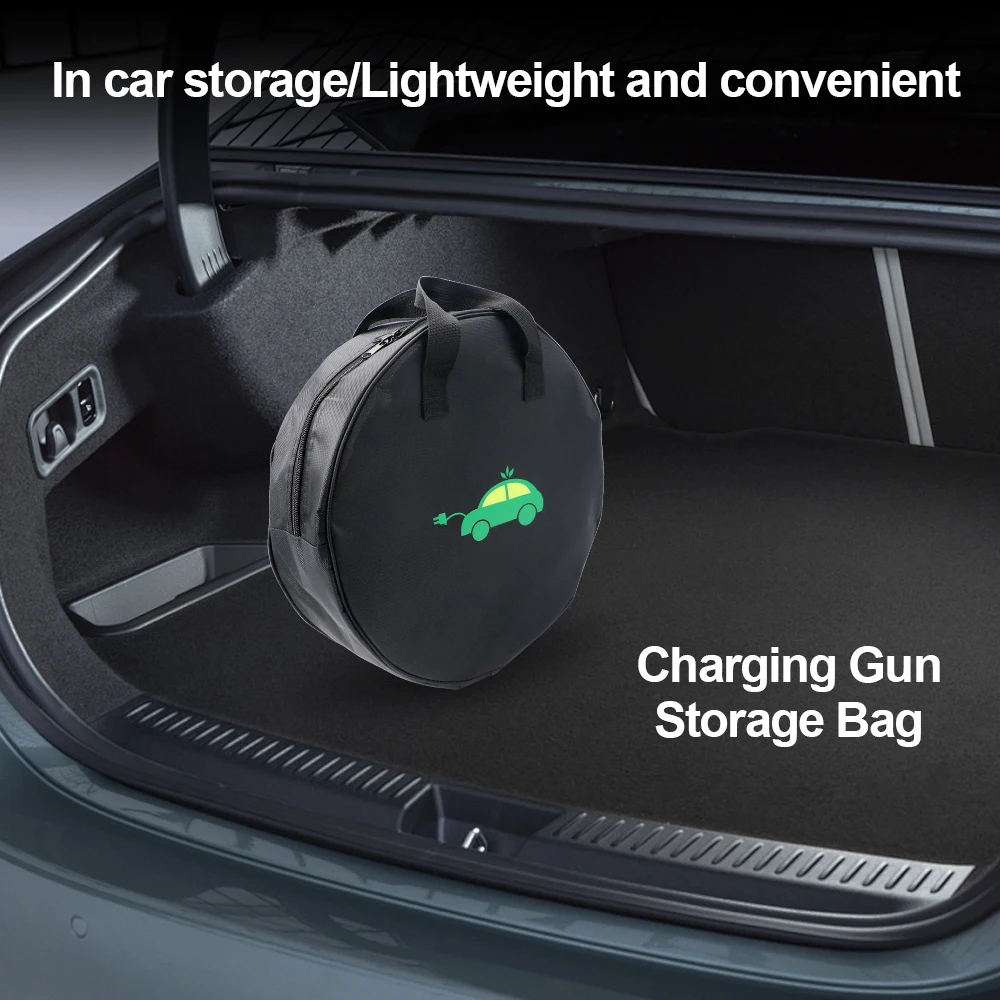 내구성이 뛰어난 원형 자동차 충전 케이블 보관 가방 방 - Car Cable Organizer 리뷰 및 가격