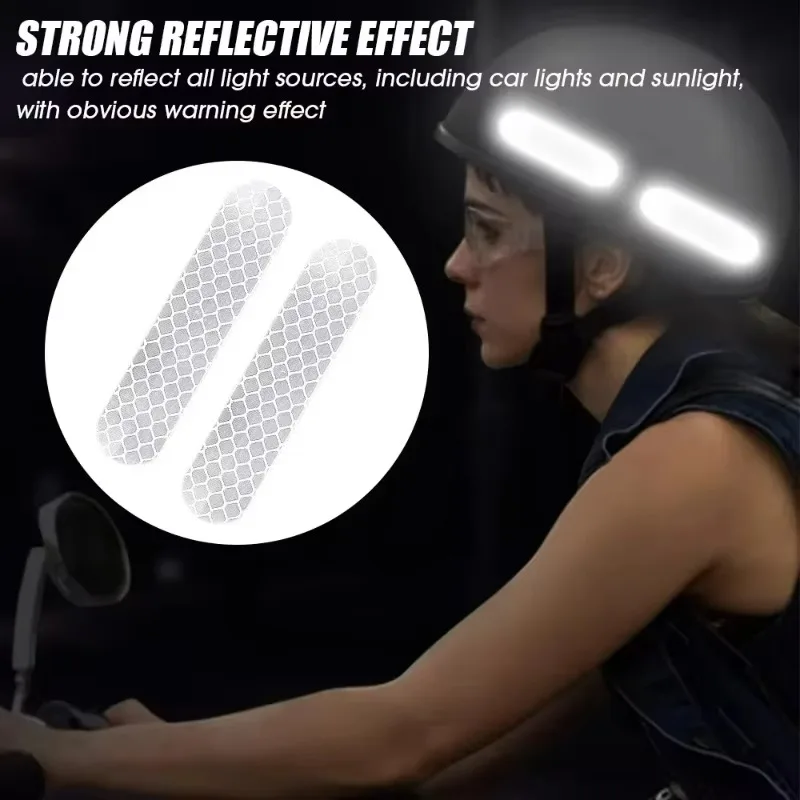 반사 스티커 헬멧 경고 오토바이 자동차 데칼 액세서리  - Car Accessories For Night Driving 리뷰 및 가격
