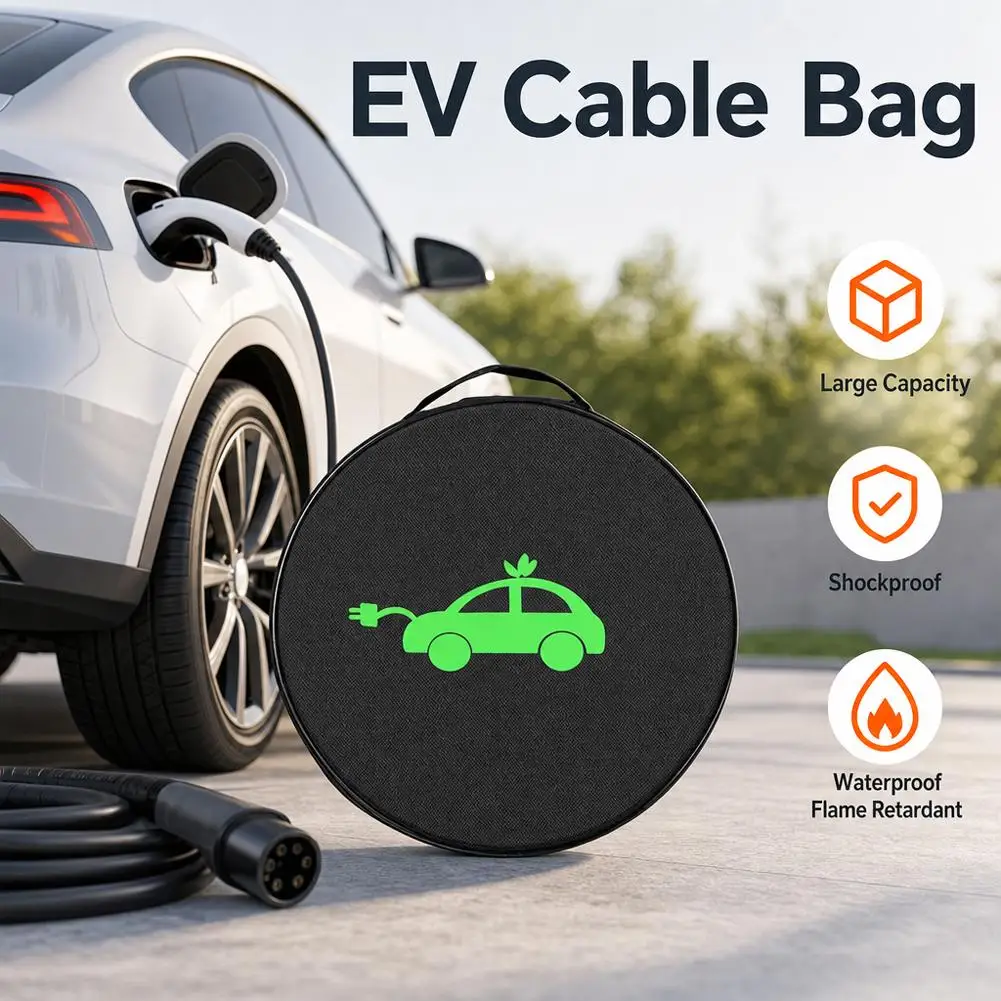 EV 자동차 배터리 점퍼 케이블 가방 전기차 충전 케이 - Car Cable Organizer 리뷰 및 가격