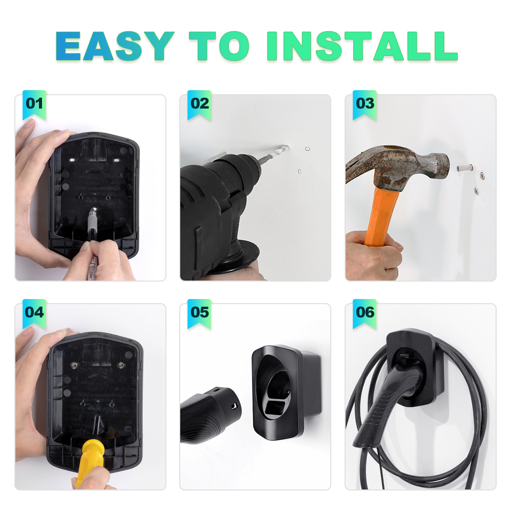 IPENGEN EV 충전기 거치대 타입 2 커넥터 소켓 - Car Cable Organizer 리뷰 및 가격