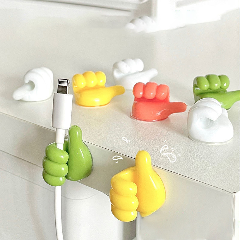 10/5PCS 손 모양의 고무 홀더 안경 케이블 전원  - Car Cable Organizer 리뷰 및 가격