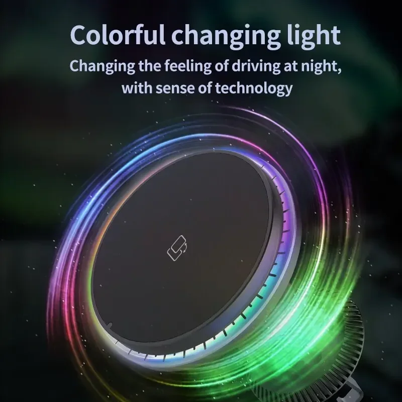 LED/RGB 자기식 차량용 무선 충전기 아이폰 12  - Car Cable Organizer 리뷰 및 가격