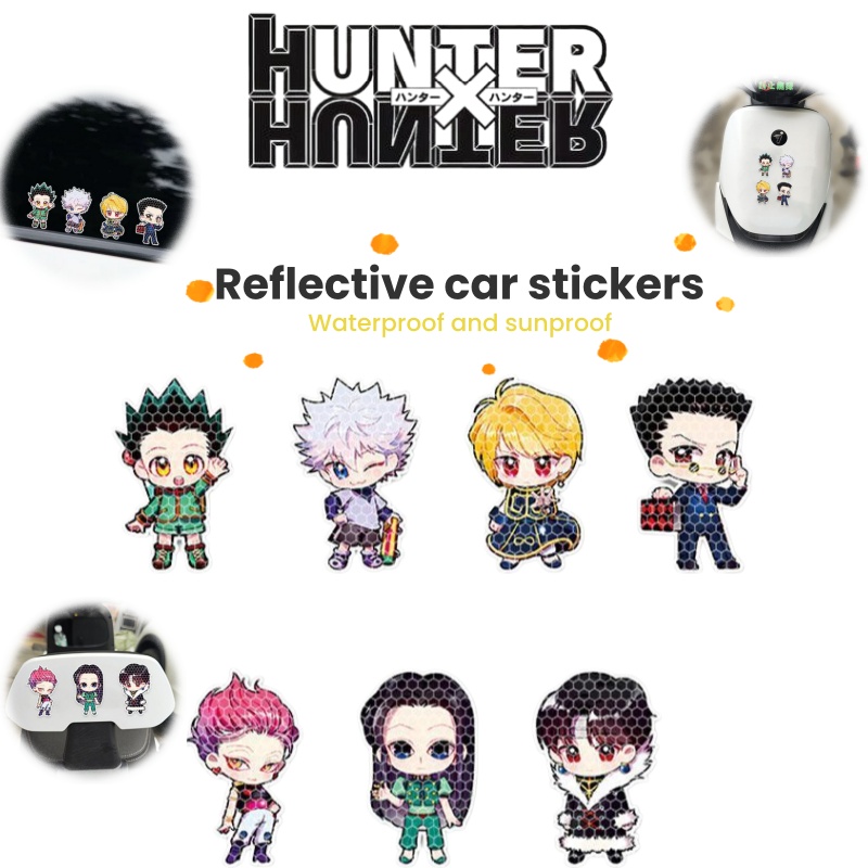 애니메이션 풀타임 헌터 강력 반사 경고 자동차 스티커  - Car Accessories Sticker 리뷰 및 가격