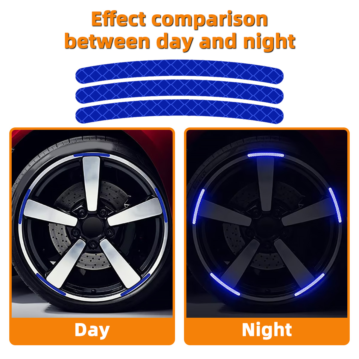 Yitong 자동차 휠 허브 반사 스티커 빛나는 스트라 - Car Accessories For Night Driving 리뷰 및 가격