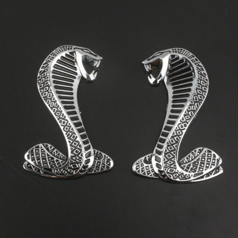 고품질 수정 금속 합금 스티커 코브라 패턴 DIY 스크 - Car Accessories Sticker 리뷰 및 가격