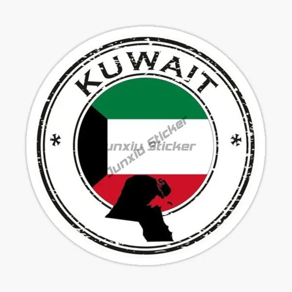 KWT 쿠웨이트 국기 지도 엠블럼 크리에이티브 PVC  - Car Accessories Kuwait 리뷰 및 가격