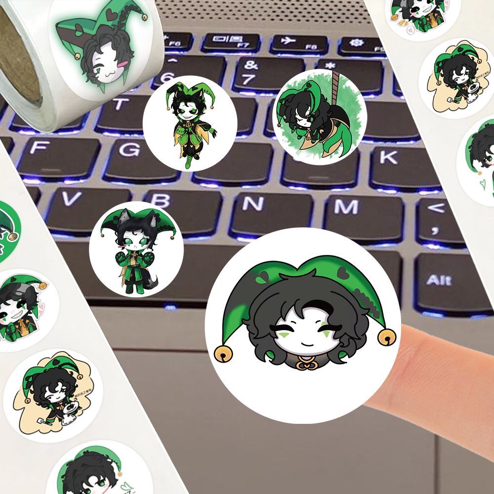500개/롤 애니메이션 더 프릭 서커스 ‌   DIY  - Car Accessories Sticker 리뷰 및 가격