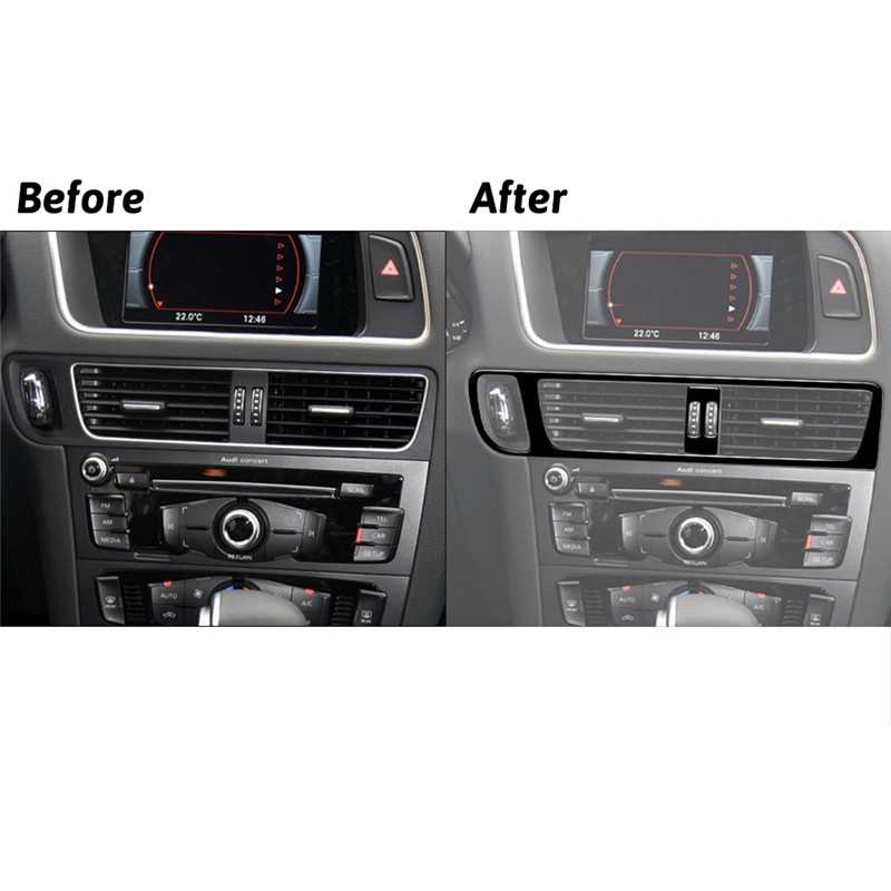 에어컨 배출구 프레임 ABS 글로스 블랙 스티커, 아우 - Car Accessories Brand 리뷰 및 가격