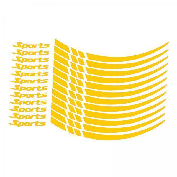 자동차 휠 허브 스티커 반사 PVC 림 데칼 차량 외부 - Car Accessories For Night Driving 리뷰 및 가격