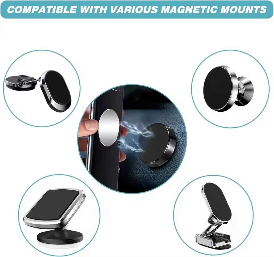 50/1PCS 자석 자동차 전화 홀더에 대 한 금속 플 - Car Accessories Sticker 리뷰 및 가격