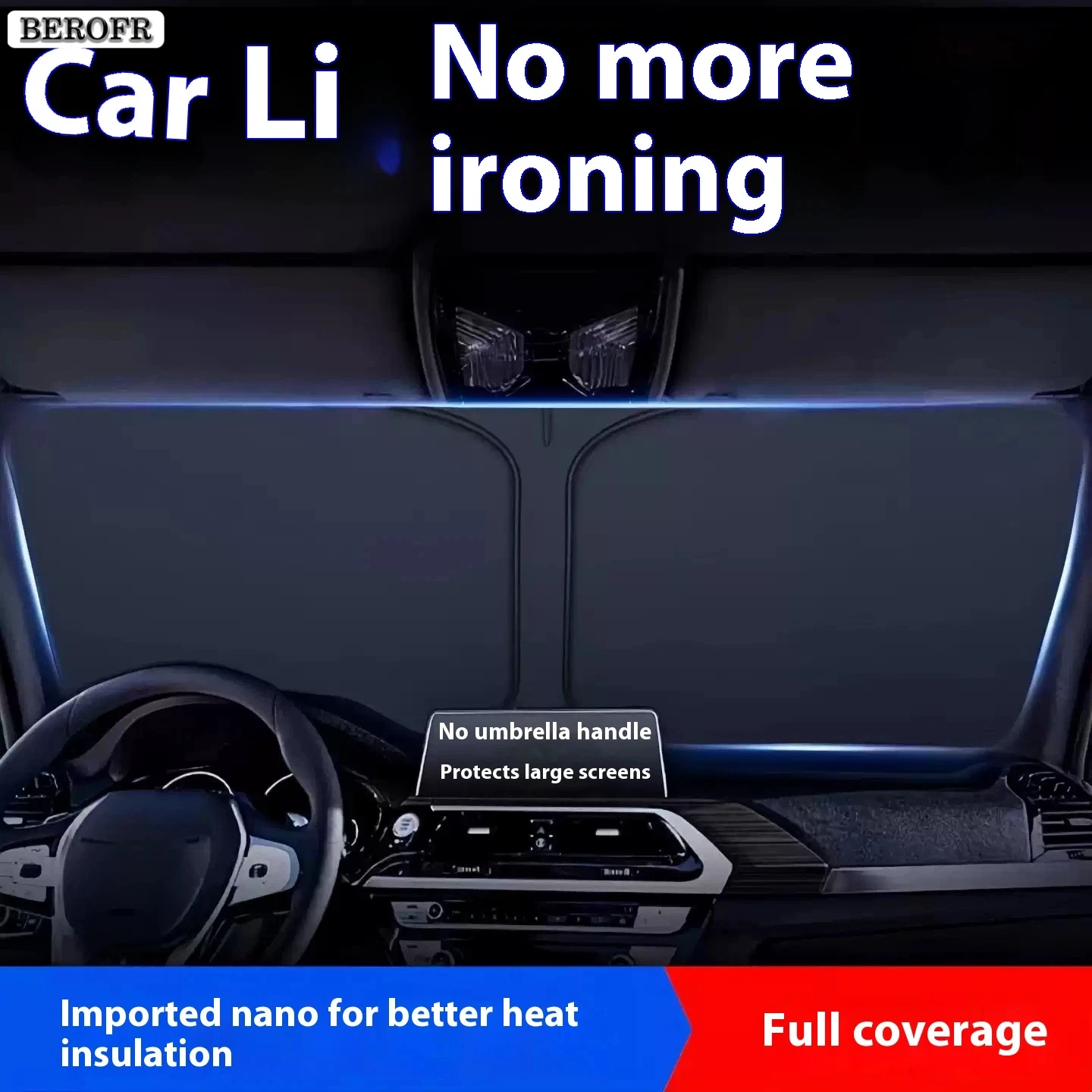 자동차 앞 유리 차양 커버 전면 창 선 스크린 UV 파 - Car Accessories Yate 리뷰 및 가격
