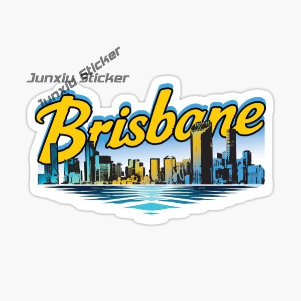브리즈번 호주 국기 국가 상징 풍경 관광 자동차 스티커 - Car Accessories Brisbane 리뷰 및 가격